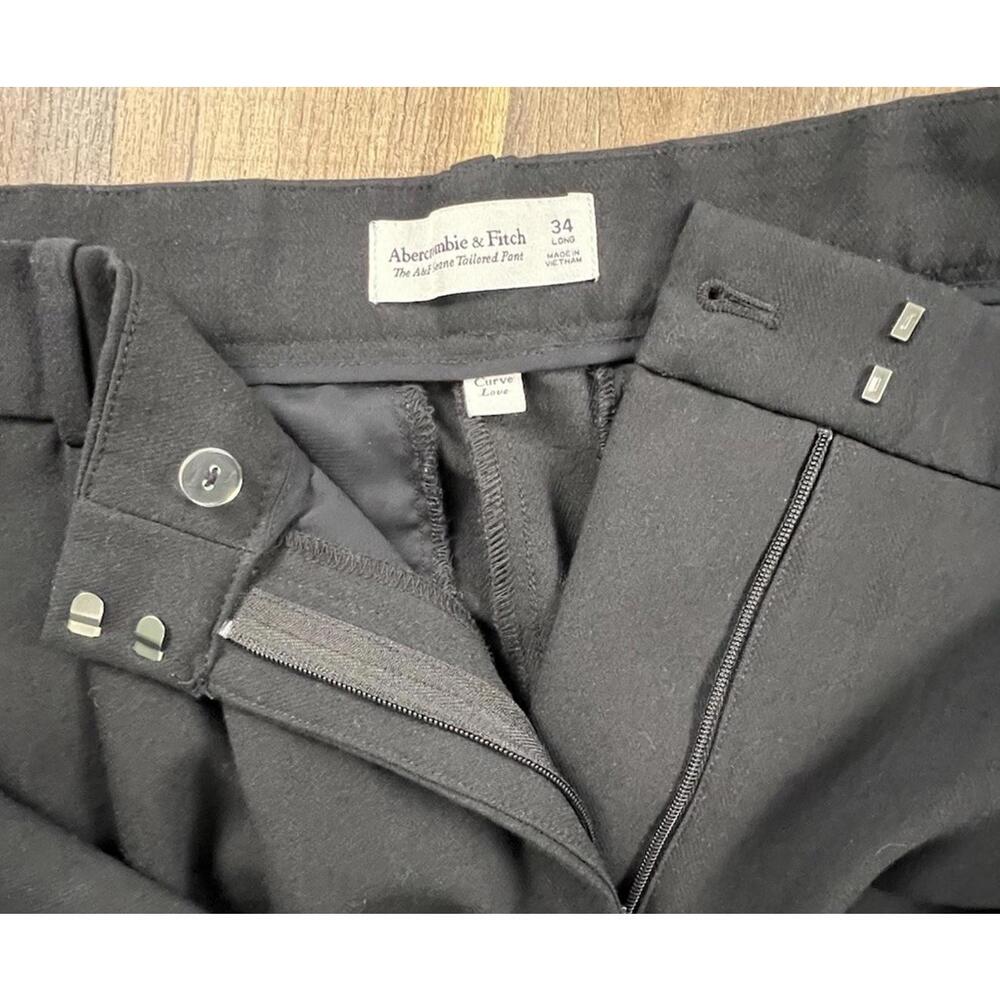 Abercrombie & Fitch Black Wide Leg Pants - Picture 4 of 10